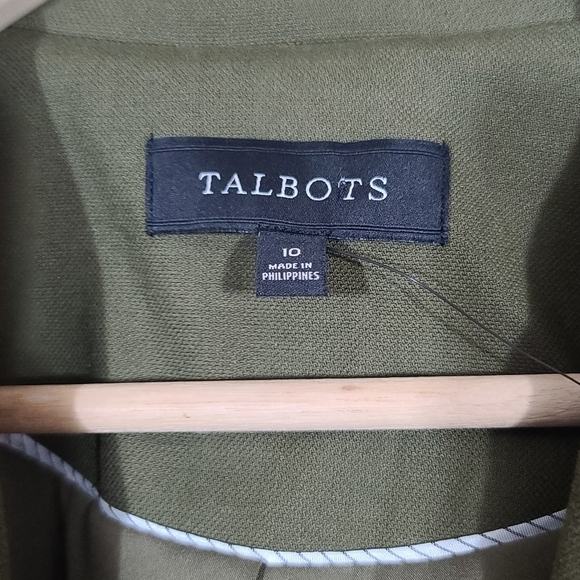 NEW Talbots 10 Linen Blend Jacket Blazer - Picture 5 of 8
